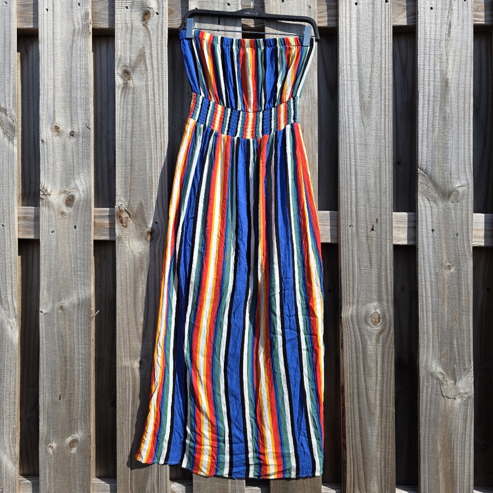 41) LA MIEL by Hyped Unicorn Long Dress with Split Sz. Lg